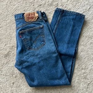 Levi’s 501 straight leg button fly 35W 34L